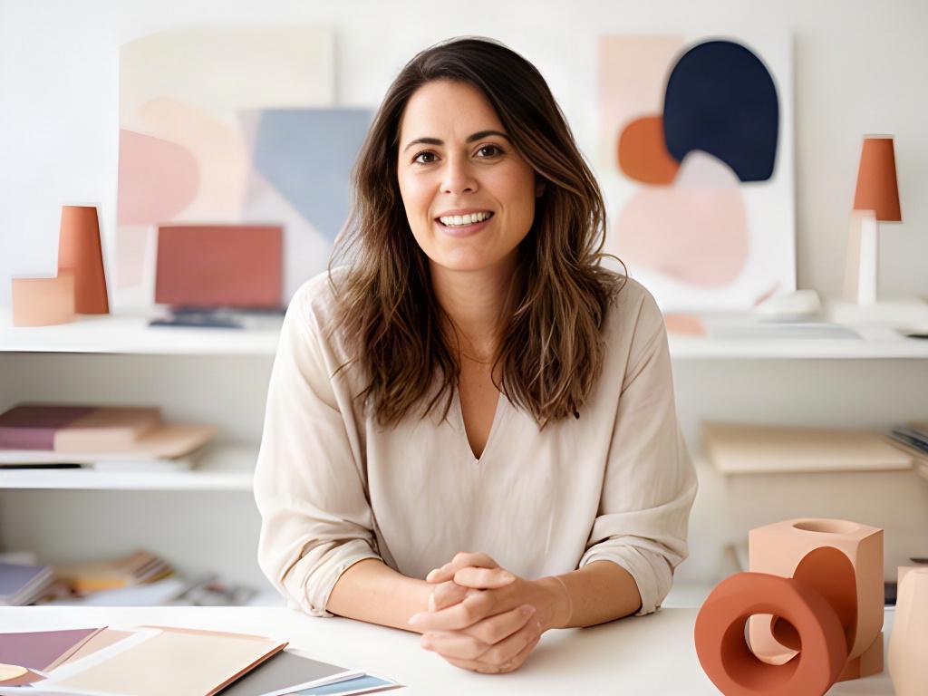 Sara Lim van Studio Blend in haar creatieve studio